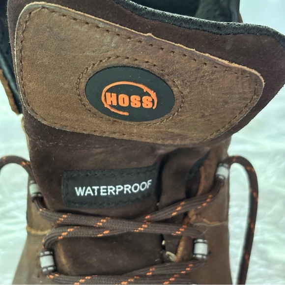 Hoss Boot Company Men's Lorne 6in Composite Safety Toe Lace Up Work Boots Sz 10 - Picture 2 of 13